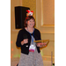 Carmen Easter, Director of Leased Housing (Charleston-Kanawha, WV) smiles as she pulls chips from the basket.