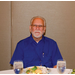 A man sitting at a table.