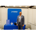  Jonathon smiles in the YARDI booth. Energized for tomorrow. 